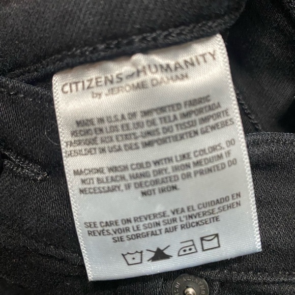 Citizens of Humanity Black Rocket High Rise Skinny Size 27 - Picture 5 of 7